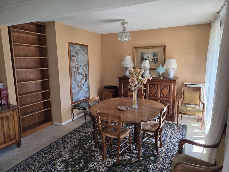 Séjour actuel de l'appartement T5, sain et lumineux — Côte Pavée, Toulouse